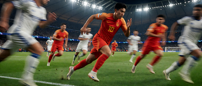 V体育足球赛事战报欧冠四强激战激烈比赛现场